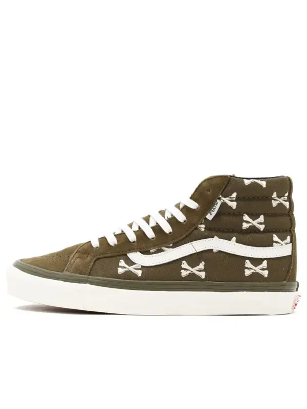 Кроссовки wtaps x og sk8-hi lx 'bones' Vans — изображение 1 из 4, зеленый
