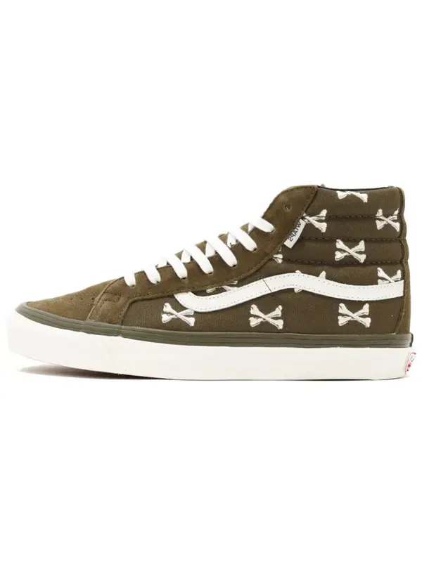 Кроссовки wtaps x og sk8-hi lx 'bones' Vans — изображение 2 из 4, зеленый