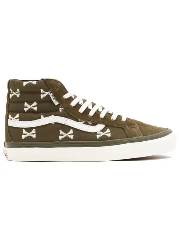 Кроссовки wtaps x og sk8-hi lx 'bones' Vans — изображение 3 из 4, зеленый