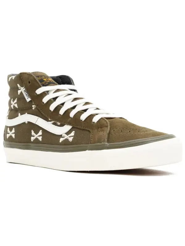 Кроссовки wtaps x og sk8-hi lx 'bones' Vans — изображение 4 из 4, зеленый