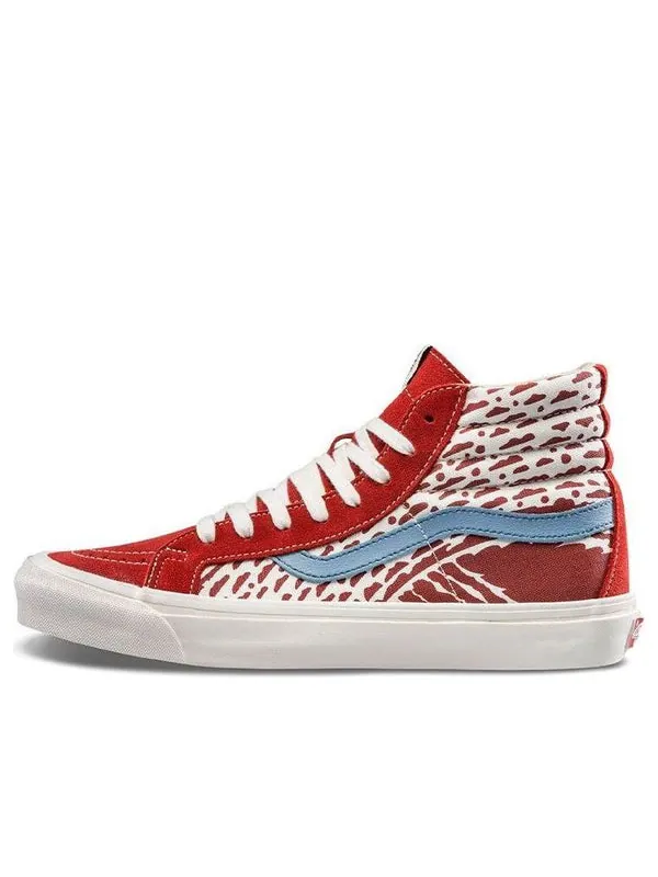 Кроссовки jvh x og sk8-hi 'bossa nova' Vans — изображение 1 из 4, красный