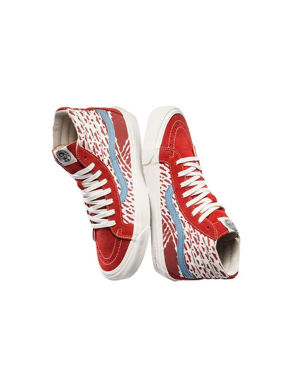Кроссовки jvh x og sk8-hi 'bossa nova' Vans — изображение 4 из 4, красный