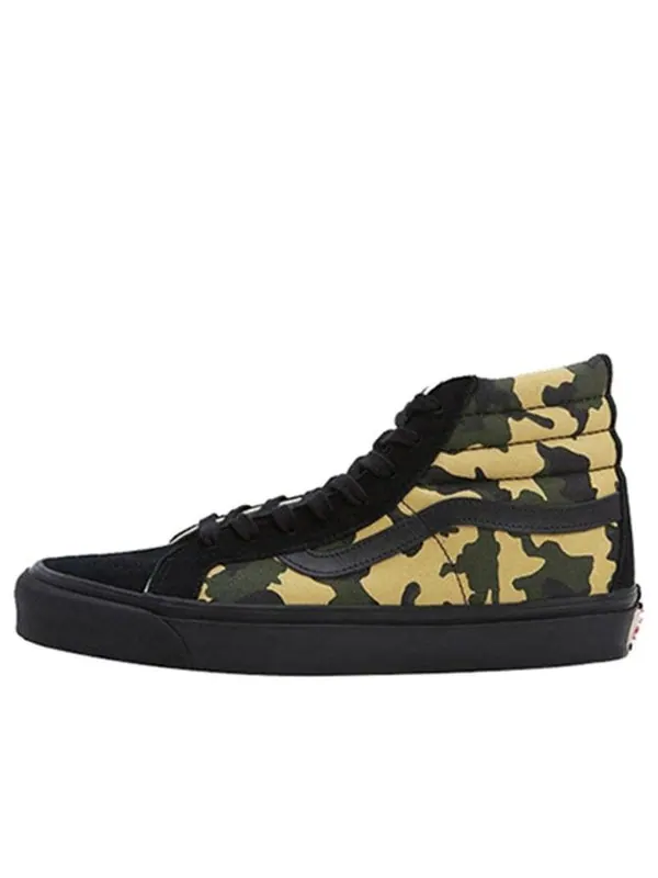 Кроссовки sk8-hi lx 'camo' Vans — изображение 1 из 3, зеленый