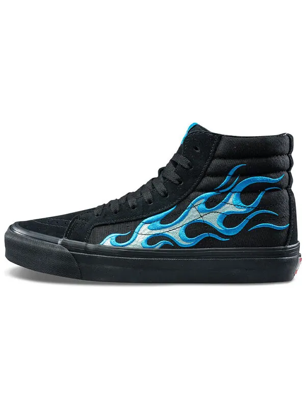 Кроссовки wtaps x sk8-hi lx 'blue flame' Vans — изображение 2 из 4, синий