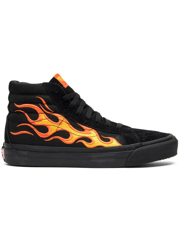 Кроссовки wtaps x sk8-hi lx 'flame' Vans — изображение 2 из 4, оранжевый