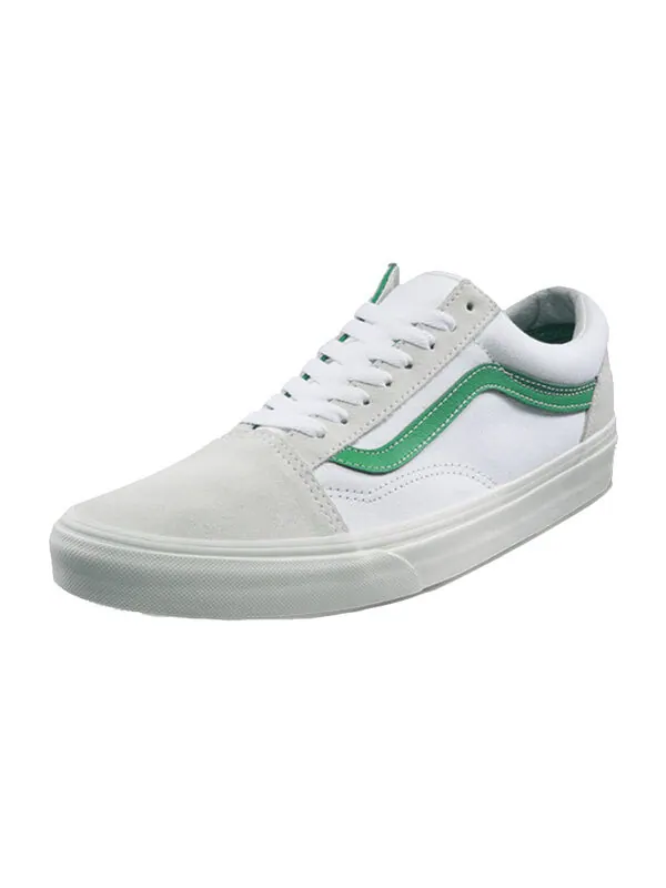 Кроссовки old skool 'vintage sport - white kelly green' Vans — изображение 2 из 4, белый/зеленый
