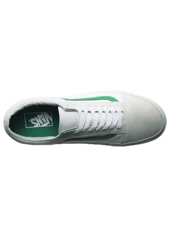 Кроссовки old skool 'vintage sport - white kelly green' Vans — изображение 3 из 4, белый/зеленый
