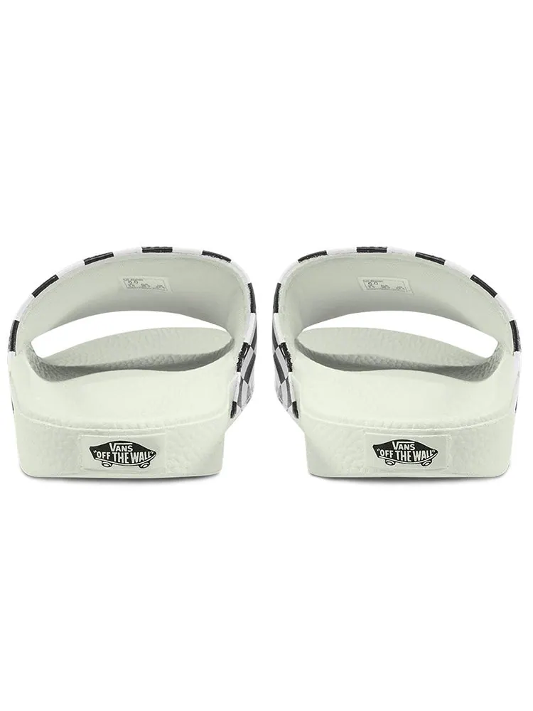 Шлепанцы (WMNS) Vans Slide-On 'Checkerboard - White Black' — изображение 5 из 5, белый