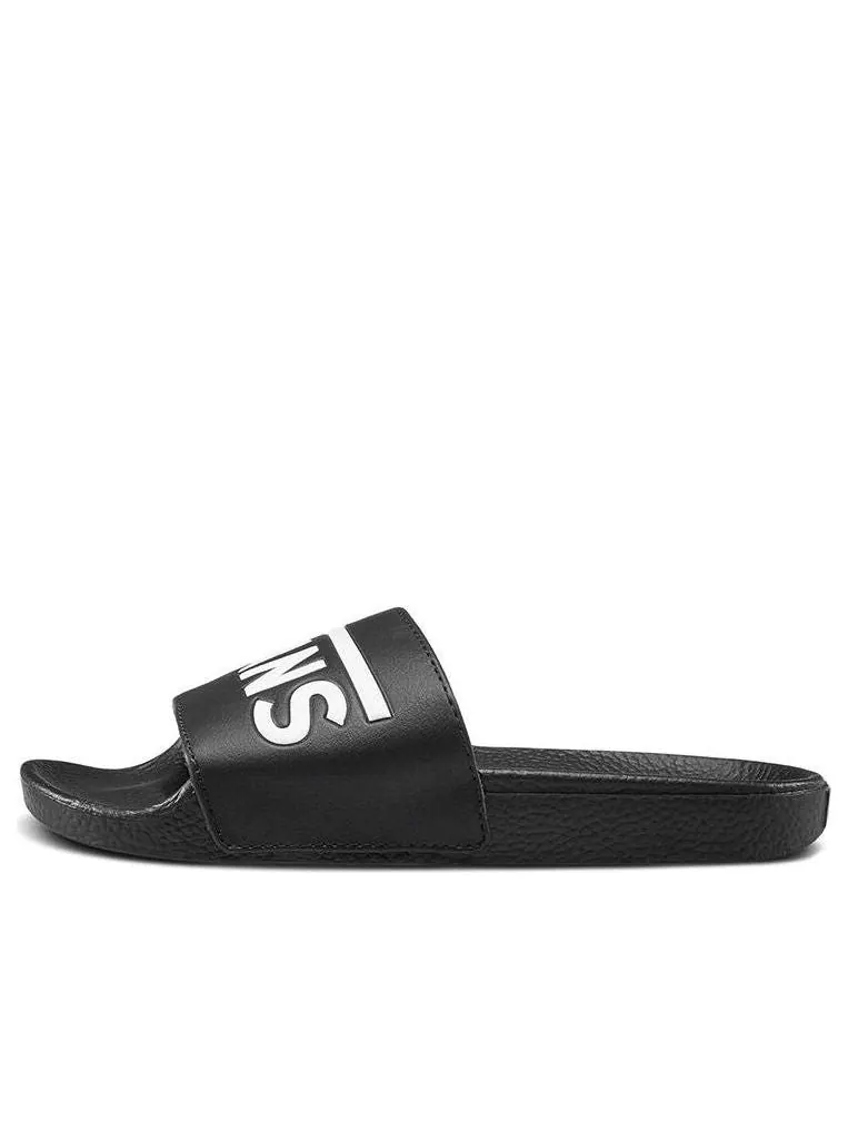 Шлепанцы (WMNS) Vans Slide-On 'Black' — изображение 1 из 4, черный