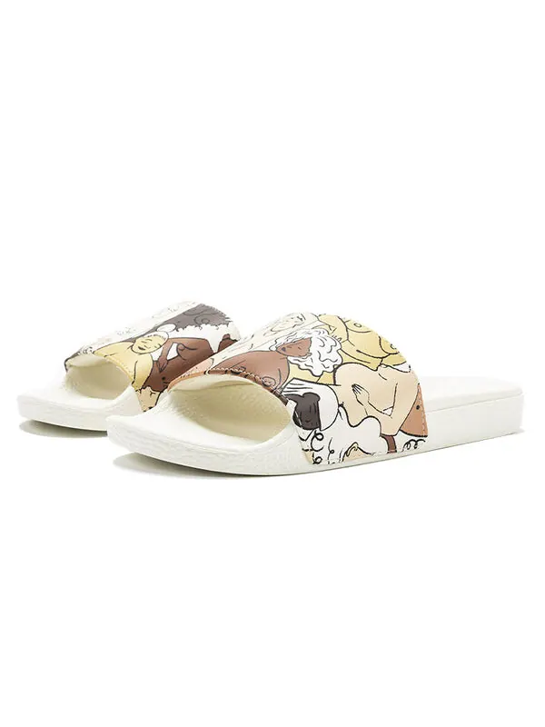Тапочки coppafeel x slide-on slippers white Vans — изображение 2 из 4, белый