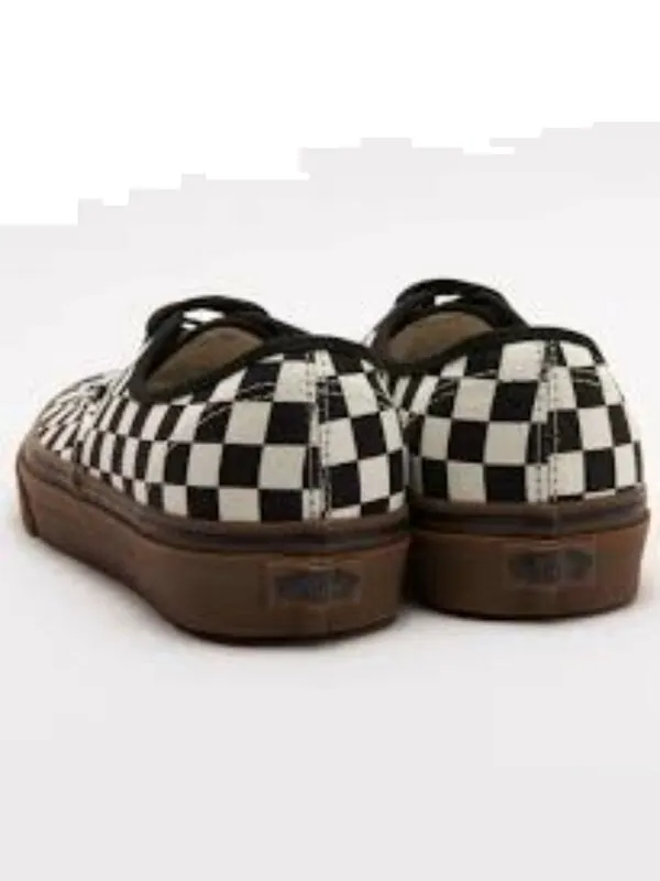 Кроссовки authentic checkerboard 'black white' Vans — изображение 3 из 3, черный/белый