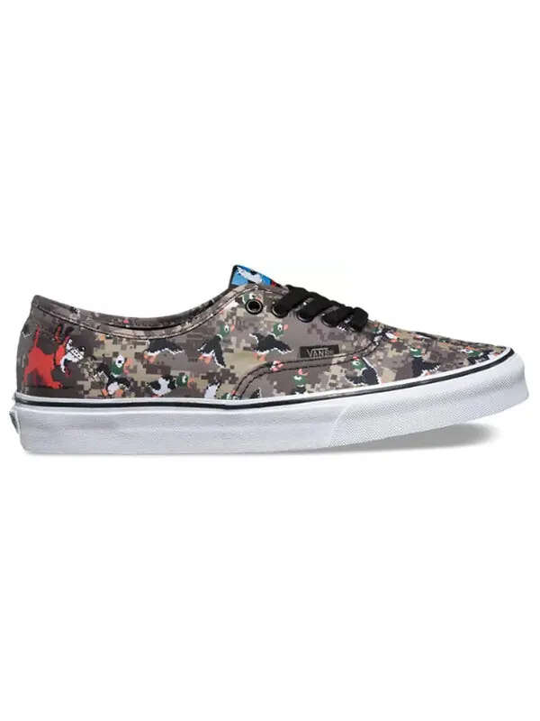 Кроссовки nintendo x authentic 'duck hunt' Vans — изображение 2 из 4, серый/белый