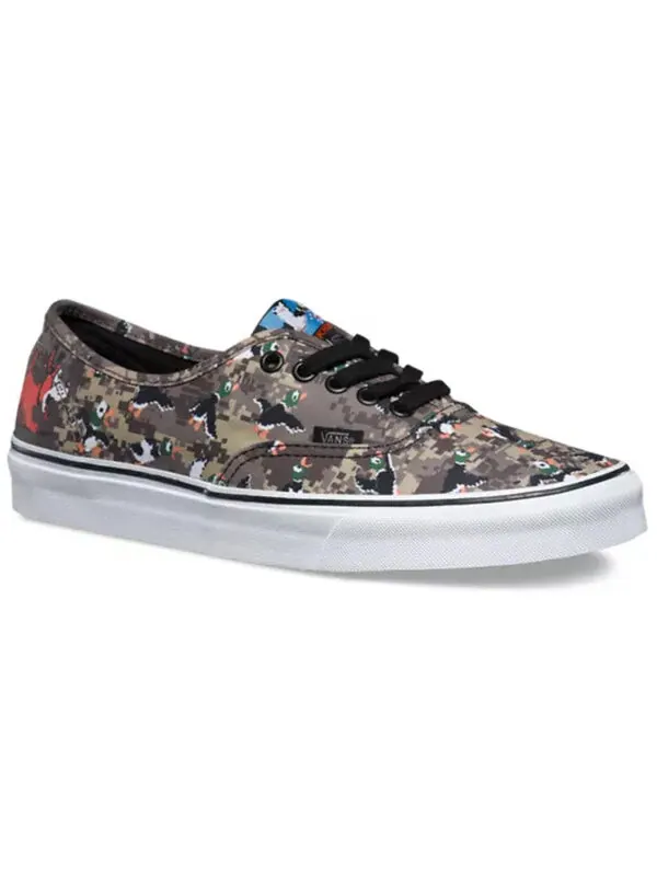 Кроссовки nintendo x authentic 'duck hunt' Vans — изображение 4 из 4, серый/белый