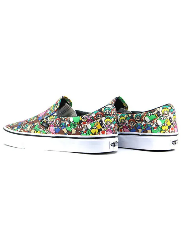 Кроссовки nintendo x classic slip-on 'super mario bros' Vans — изображение 3 из 4, белый/мульти