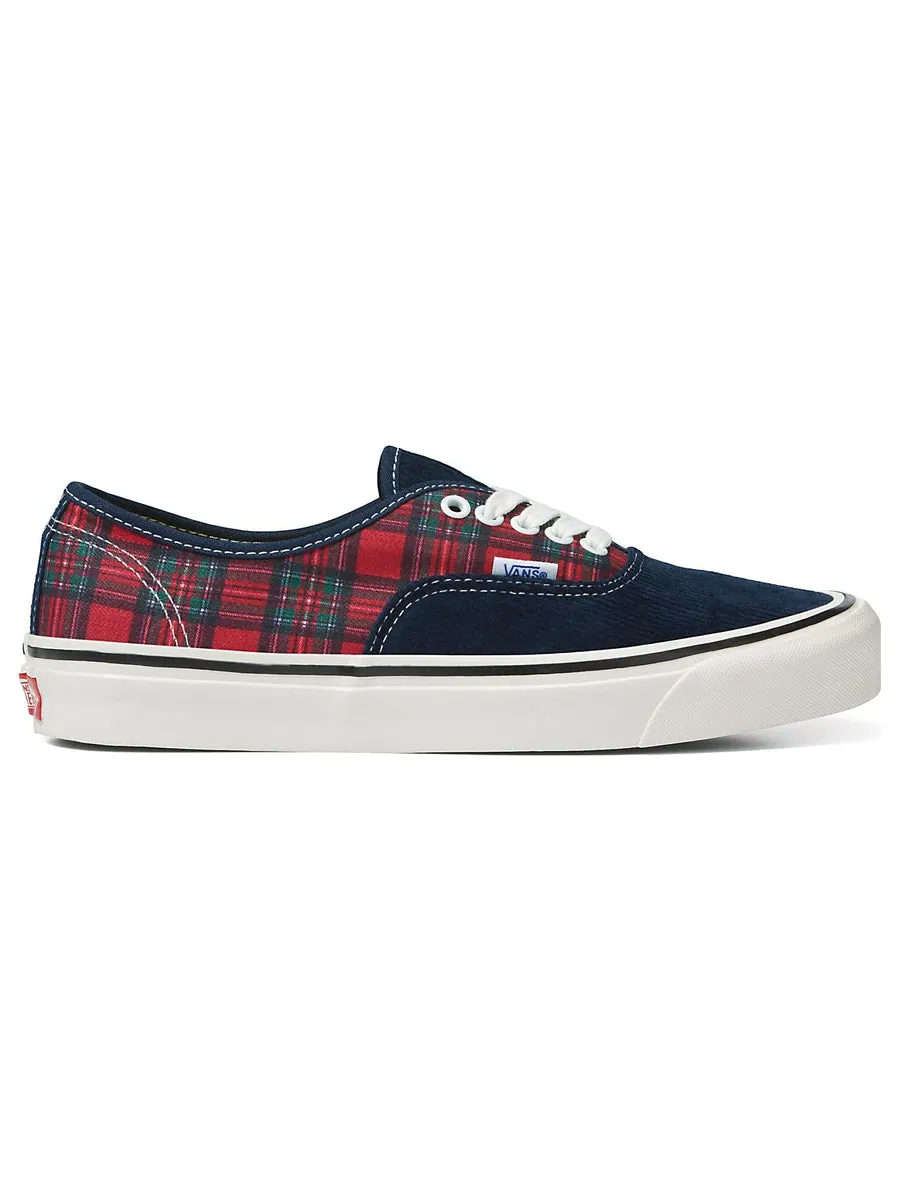 Кеды Vans Authentic 44 DX 'Anaheim Factory - Cord Plaid Multi' — изображение 2 из 5, синий