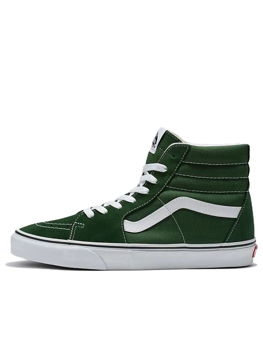 Кеды Vans SK8-Hi 'Green White' — изображение 1 из 4, белый