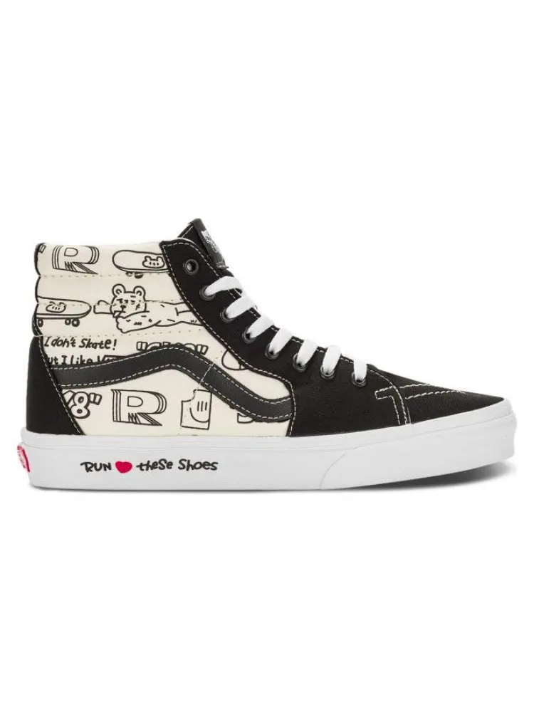 Кроссовки Vans UA SK8-Hi 38 DX 'Black White' — изображение 2 из 2, черный