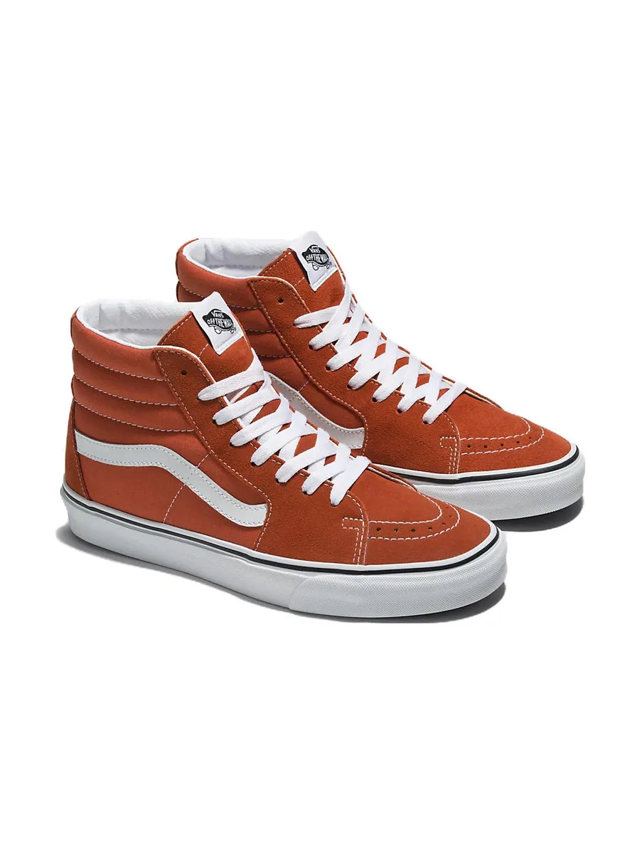 Кеды Vans Color Theory Sk8-Hi 'Red White' — изображение 3 из 4, оранжевый