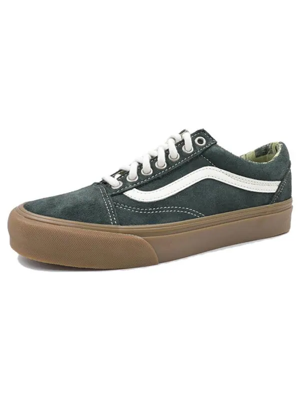 Кроссовки old skool 'versatile waterproof green' Vans — изображение 3 из 3, зеленый/белый