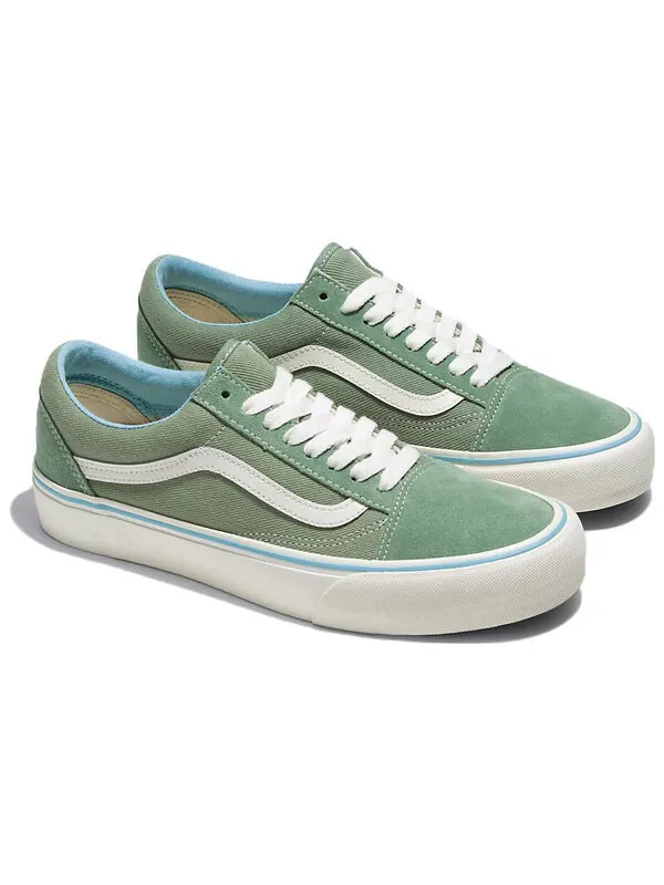 Кроссовки old skool vr3 'loden frost' Vans — изображение 2 из 4, зеленый/белый