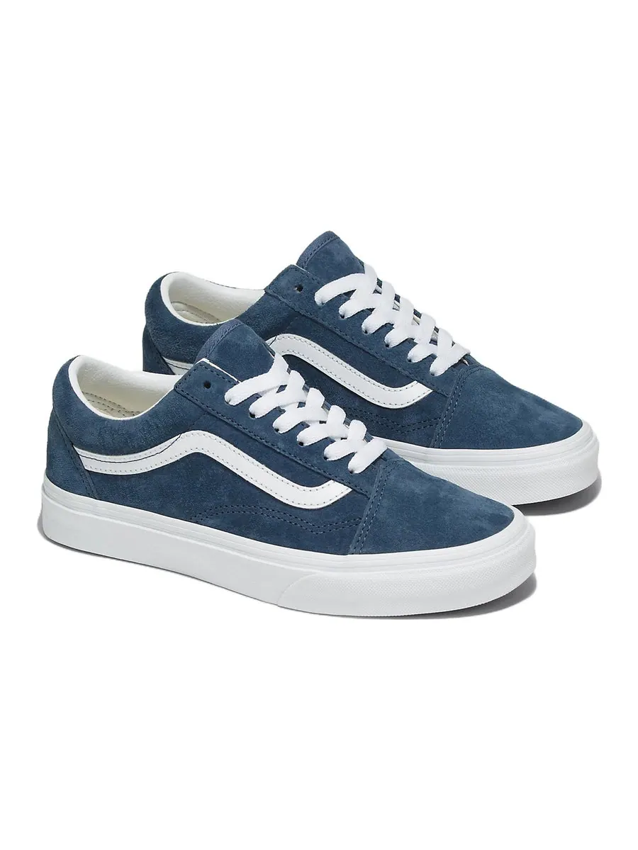 Кроссовки Vans Old Skool 'Pig Suede Vintage Indigo' — изображение 2 из 4, синий