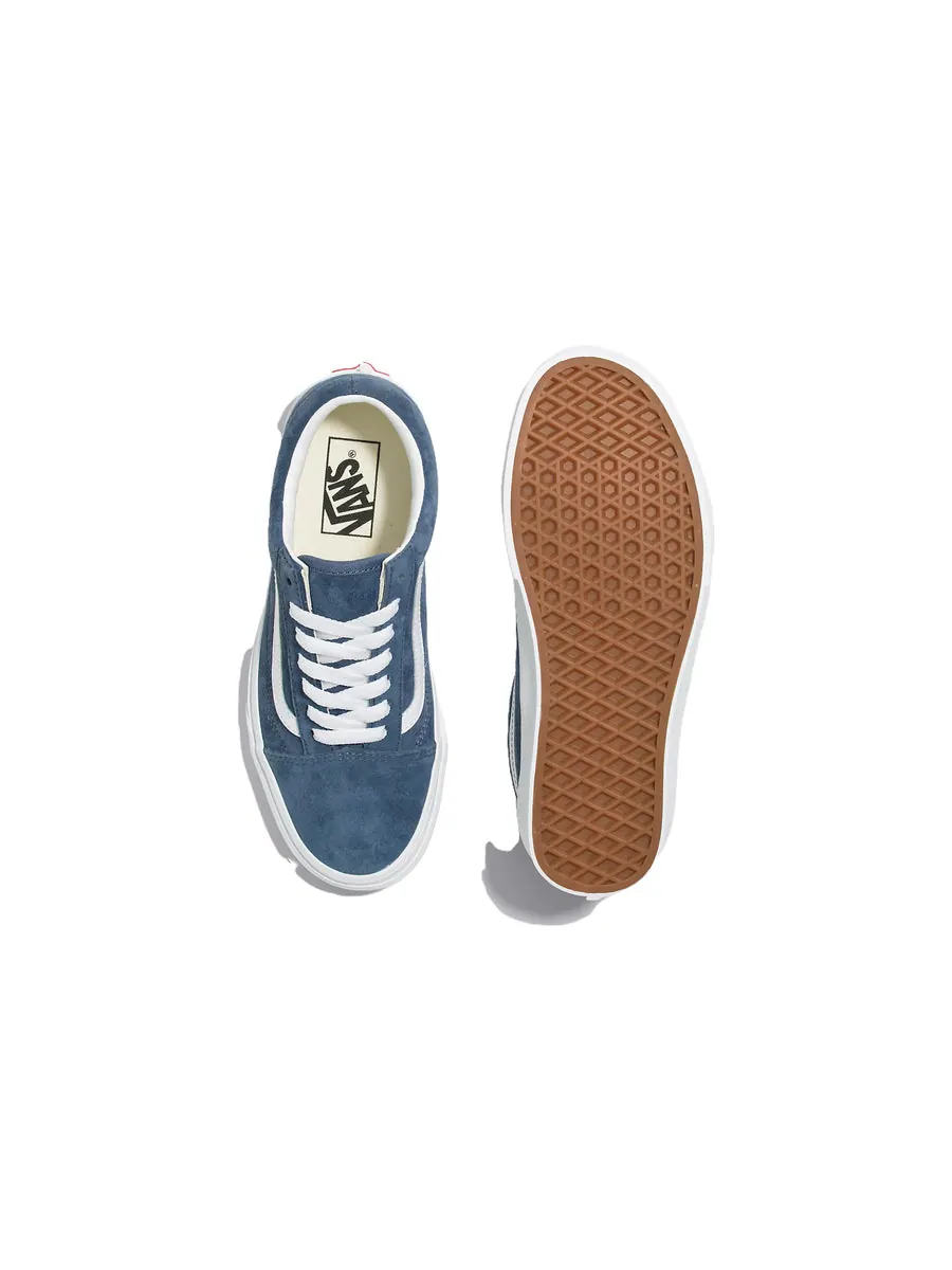 Кроссовки Vans Old Skool 'Pig Suede Vintage Indigo' — изображение 4 из 4, синий