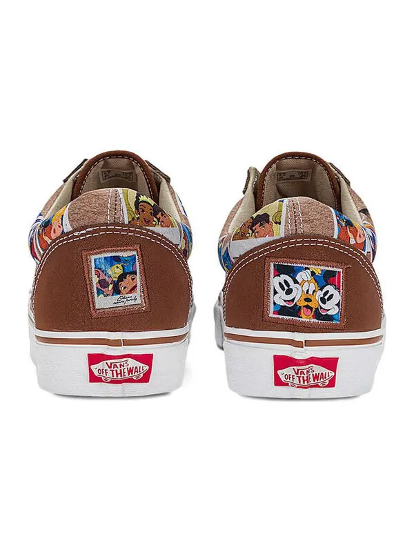 Кроссовки old skool x disney 'scrapbook' Vans — изображение 4 из 4, мульти