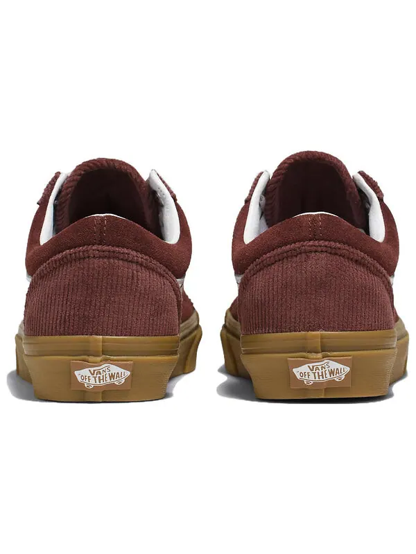 Кроссовки old skool corduroy 'redbrown' Vans — изображение 3 из 4, коричневый