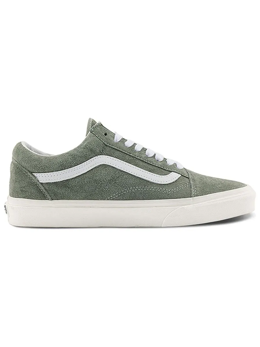 Кроссовки Vans Vault Old Skool VR3 LX 'Pig Suede Forest Night' — изображение 2 из 5, оливковый зеленый