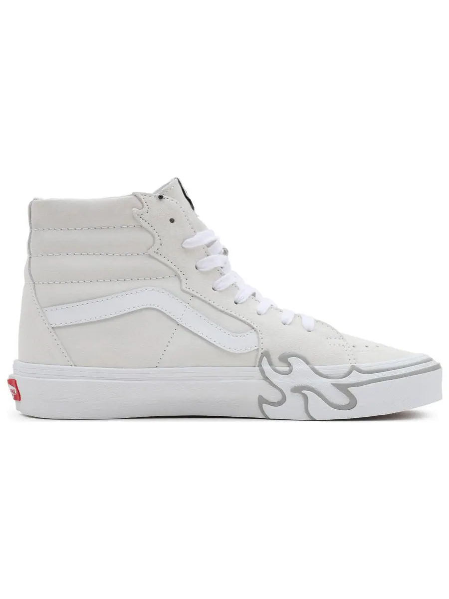 Кеды Vans SK8-HI Flame — изображение 2 из 4, белый