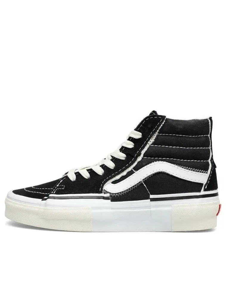 Кеды Vans SK8-Hi Reconstruct BLACKWHITE — изображение 1 из 10, черный / белый