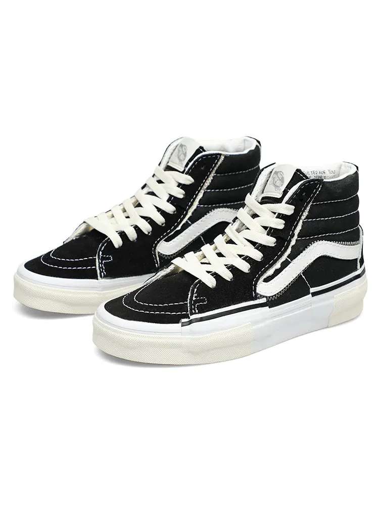 Кеды Vans SK8-Hi Reconstruct BLACKWHITE — изображение 3 из 10, черный / белый