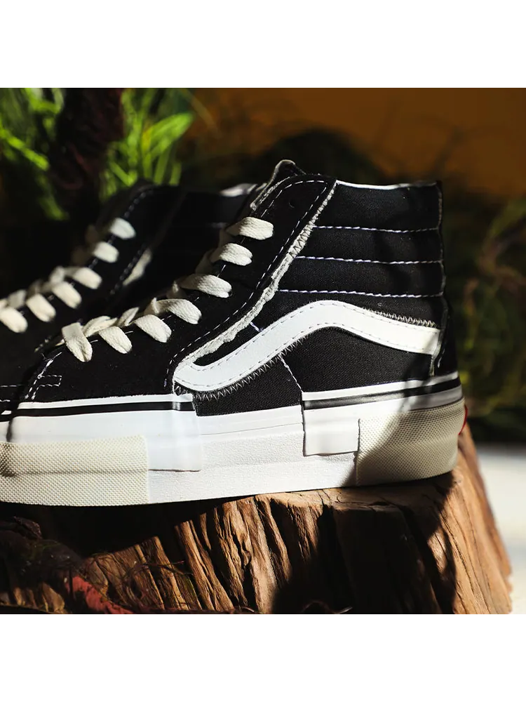 Кеды Vans SK8-Hi Reconstruct BLACKWHITE — изображение 8 из 10, черный / белый