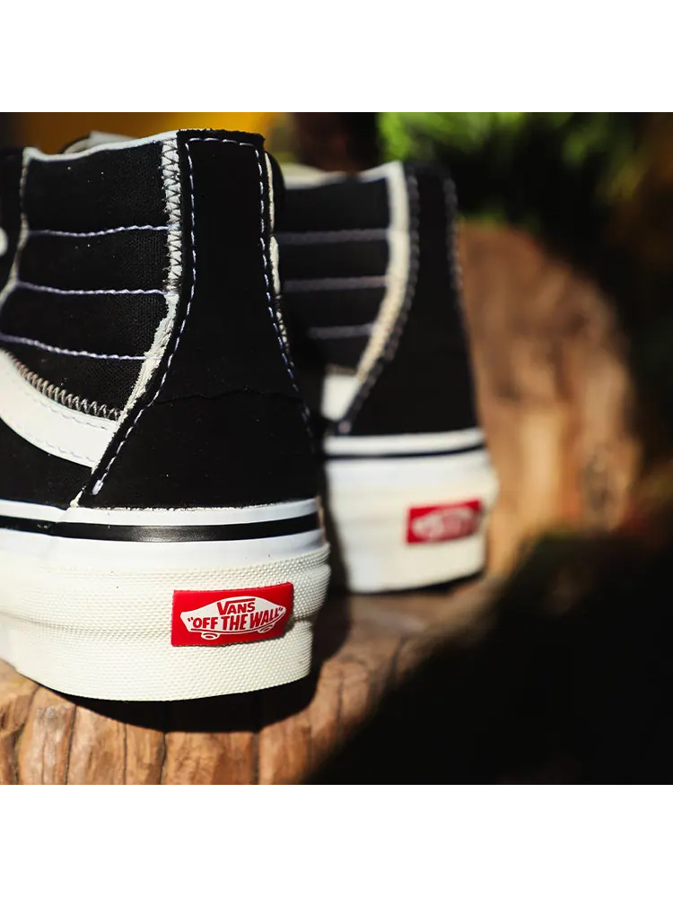 Кеды Vans SK8-Hi Reconstruct BLACKWHITE — изображение 9 из 10, черный / белый