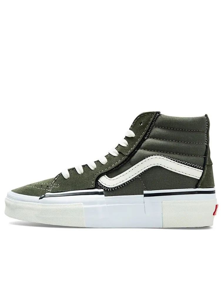 Кеды Vans SK8-Hi Reconstruct OLIVE GREEN — изображение 1 из 4, зеленый
