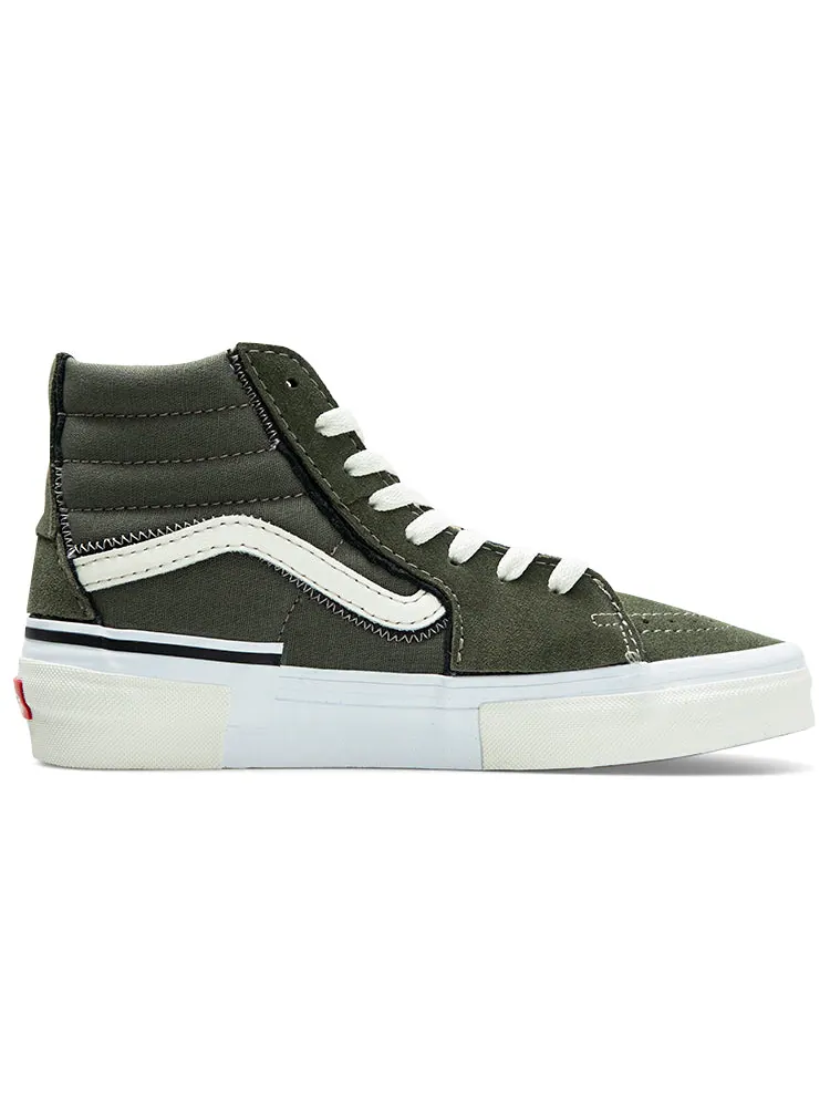 Кеды Vans SK8-Hi Reconstruct OLIVE GREEN — изображение 2 из 4, зеленый