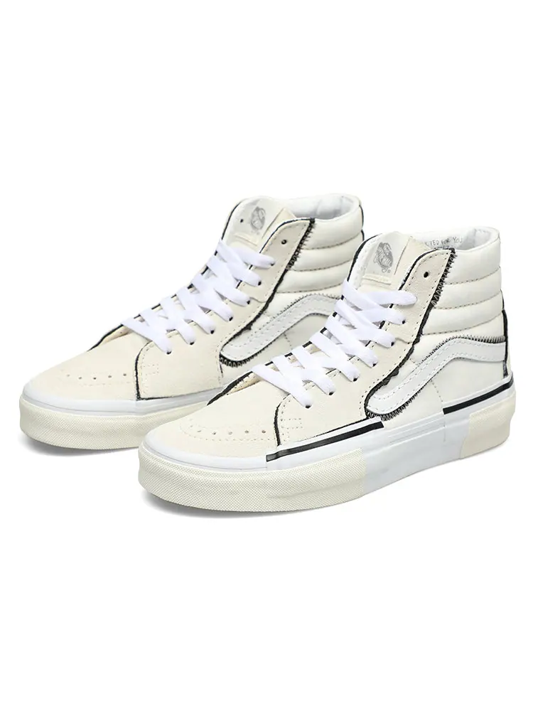 Кеды Vans SK8-Hi Reconstruct WHITE — изображение 3 из 10, белый