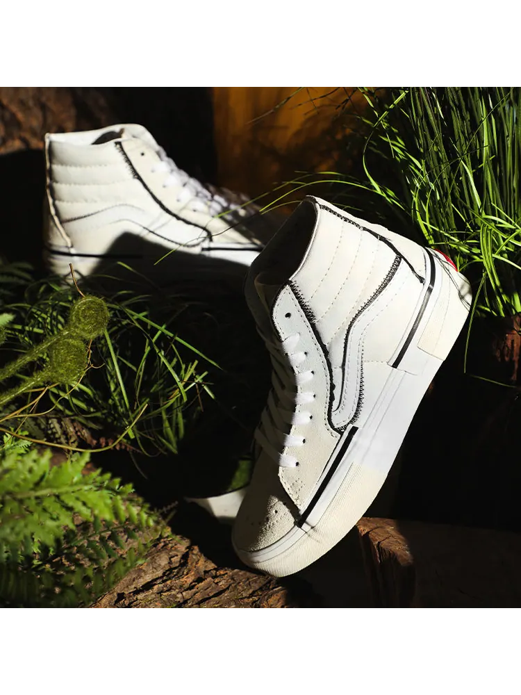 Кеды Vans SK8-Hi Reconstruct WHITE — изображение 6 из 10, белый