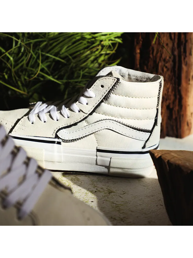 Кеды Vans SK8-Hi Reconstruct WHITE — изображение 8 из 10, белый
