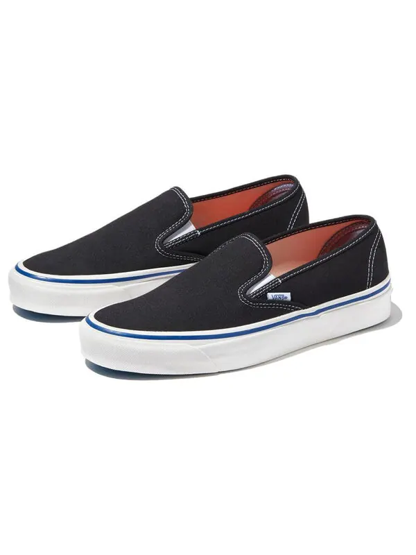 Кроссовки slip-on 48 deck dx 'black' Vans — изображение 2 из 3, черный/белый
