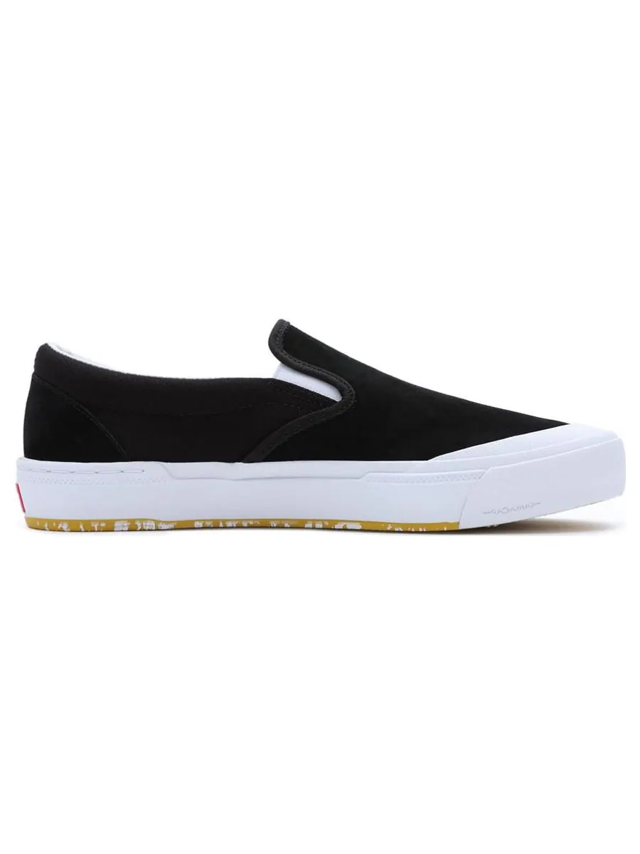 Кроссовки Vans Bmx Slip-On 'Marble' — изображение 2 из 5, черный