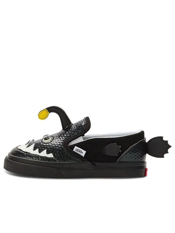 Кроссовки slip-on v 'angler fish' Vans — изображение 1 из 4, черный/белый/желтый