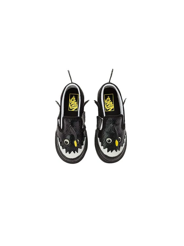 Кроссовки slip-on v 'angler fish' Vans — изображение 3 из 4, черный/белый/желтый
