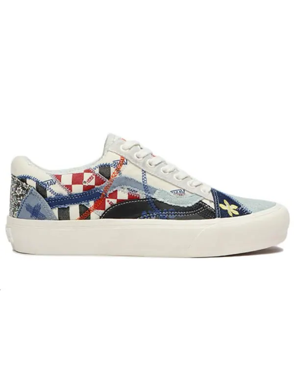 Кроссовки old skool vr3 lx 'patchwork' Vans — изображение 2 из 4, синий