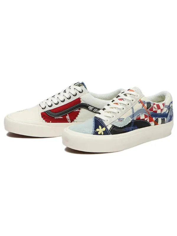 Кроссовки old skool vr3 lx 'patchwork' Vans — изображение 3 из 4, синий