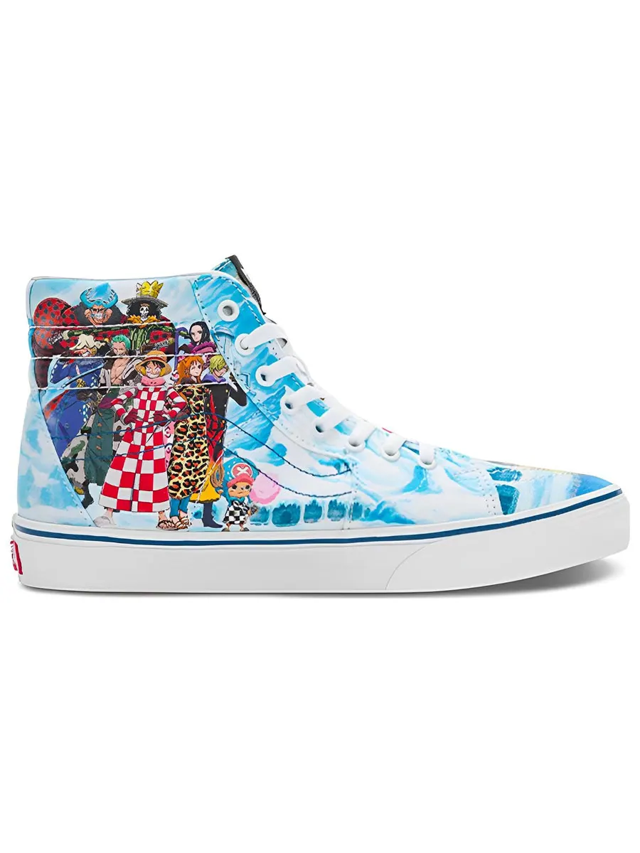 Кеды Vans One Piece x SK8-HI 'Punk Hazard' — изображение 2 из 6, синий