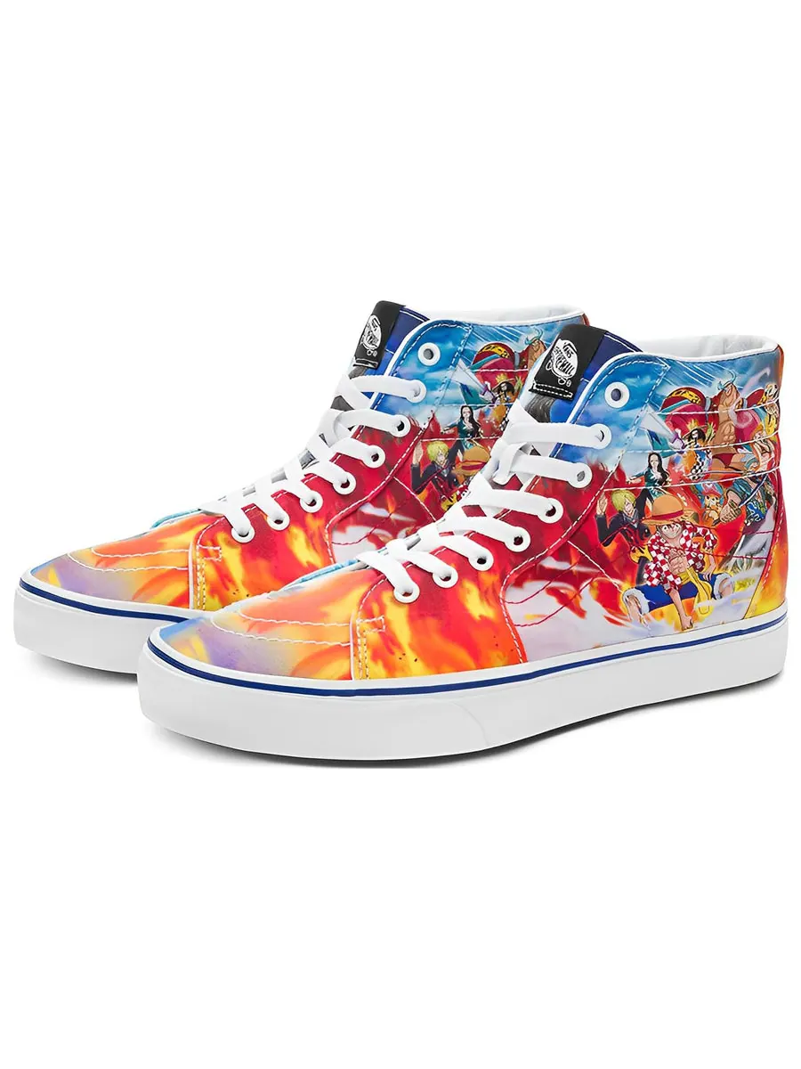 Кеды Vans One Piece x SK8-HI 'Punk Hazard' — изображение 3 из 6, синий
