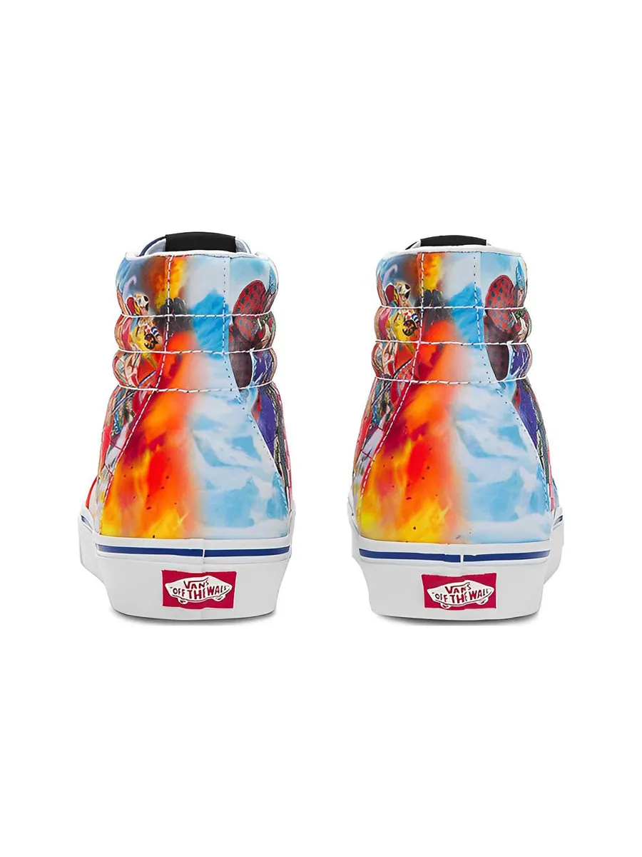 Кеды Vans One Piece x SK8-HI 'Punk Hazard' — изображение 5 из 6, синий