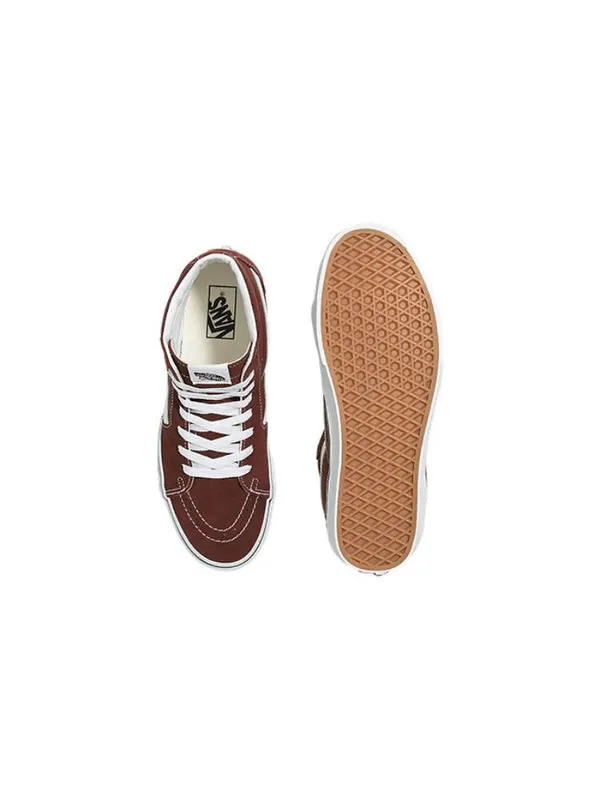 Кроссовки sk8 hi color theory 'brown' Vans — изображение 4 из 4, коричневый/белый