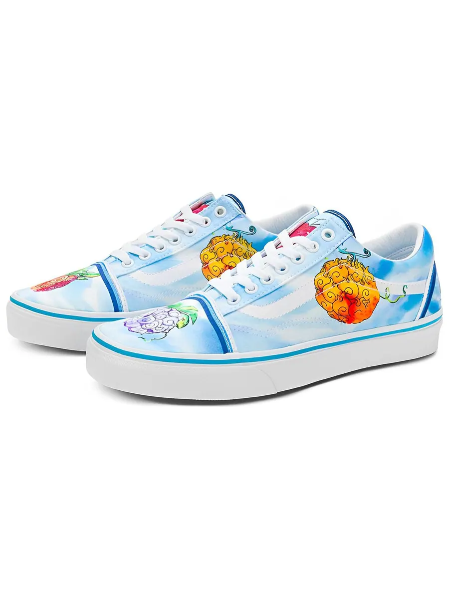 Кеды Vans One Piece x Old Skool 'Devil Fruit' — изображение 3 из 6, синий